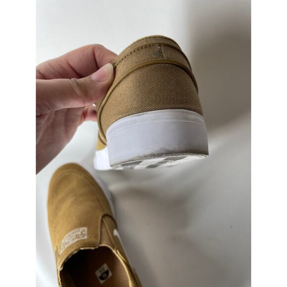 Nike SB Zoom Stefan Janoski Slip-On Shoes Golden-Tan Men's Size 11 - Picture 5 of 8
